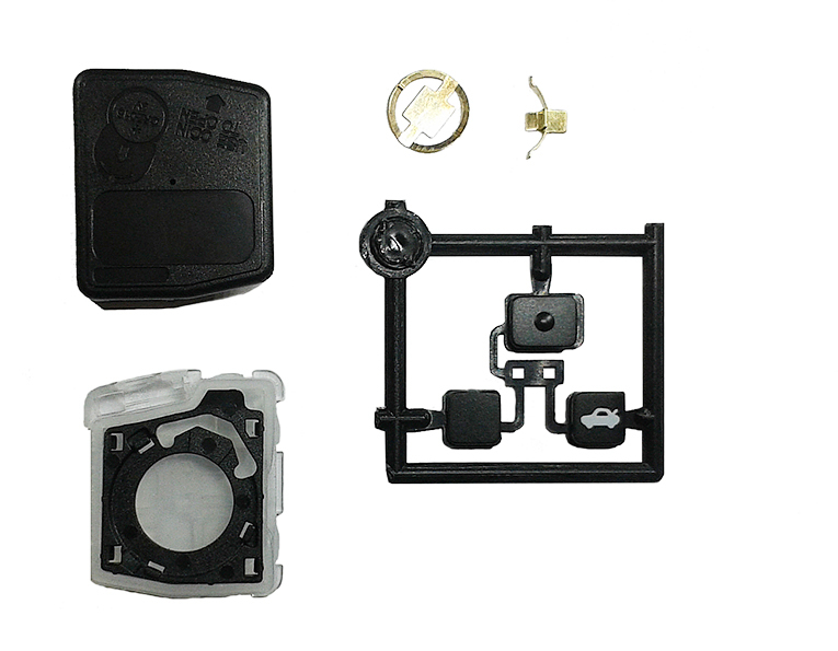 Boîte platine avec 3 boutons