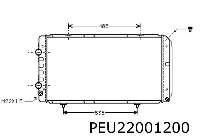 Radiator, engine cooling
