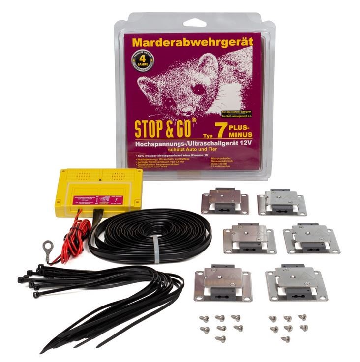Marderschutz Hochspannungsgerät mit Ultraschall