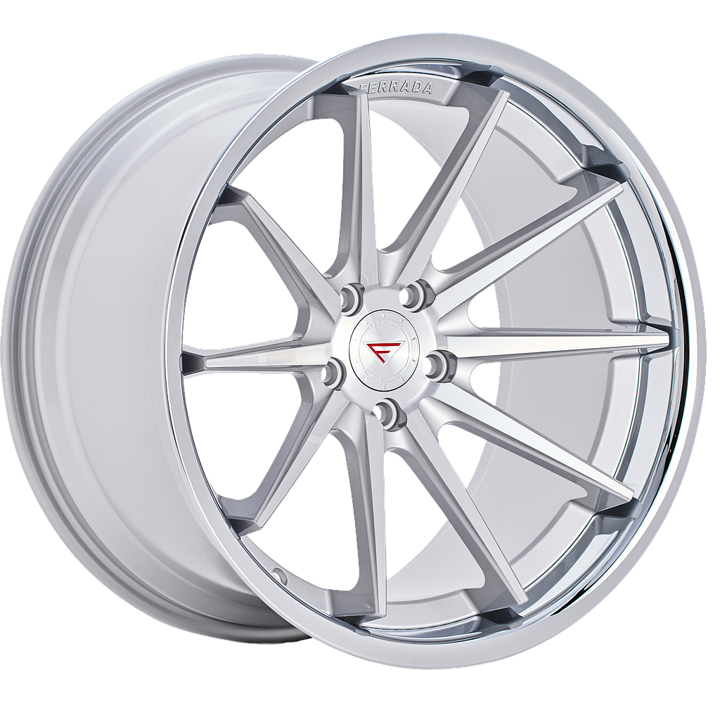 FERRADA FR4 Machine Silver / Chrome Lip 11x22 66.6 60° Kegel