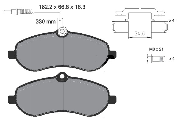 Brake Pad Set, disc brake