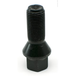 Radschraube M14x1.5 Kegel 60° SW-17 L-33 schwarz