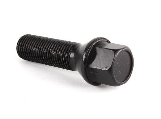 Lug bolt M12x1.5 Conical 60° SW--17 L--32 black