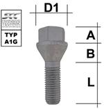 Bolt M14 x 1,5 L25 SW17 geomet