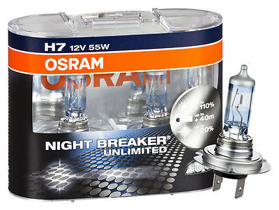 Lampada H4 12V 60/55W NIGHT BREAKER (prezzo per pezzi)