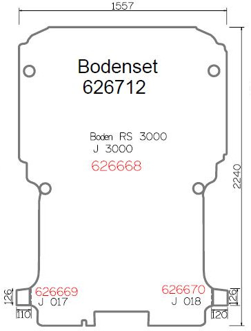 Pianale in legno, L1 Jumpy / Expert / Pro Ace 2007-2016
