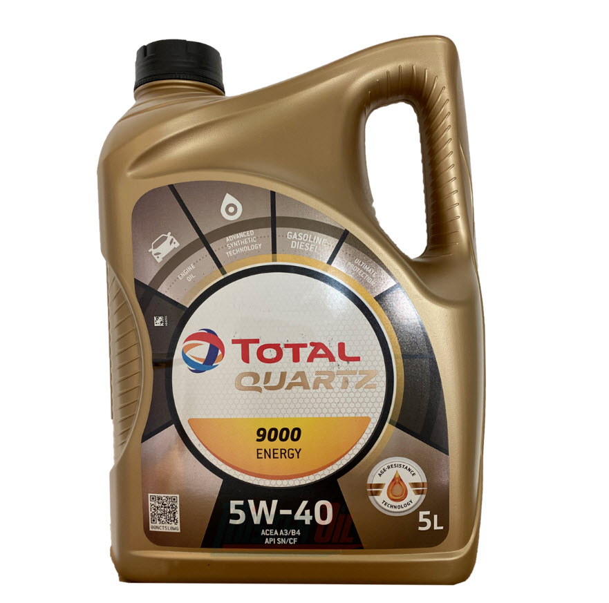Huile moteur Total Quartz 9000 5W40 a 5 litre