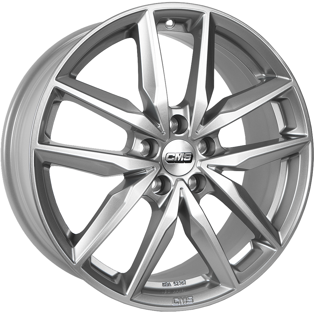 CMS C28 Racing Silver 7.5x18 66.6 R14
