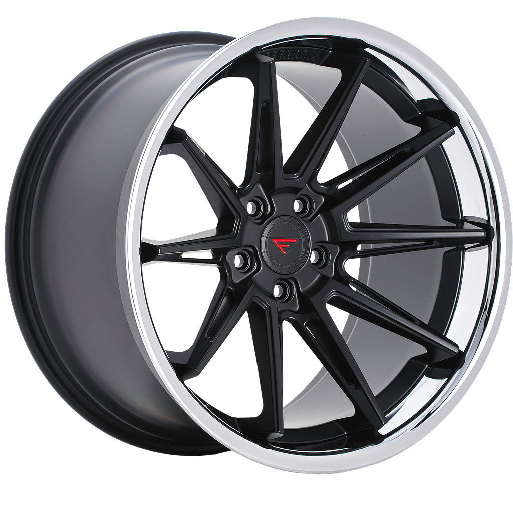 FERRADA CM2 Matte Black / Gloss Black Lip 8.5x20 72.6 60° Kegel