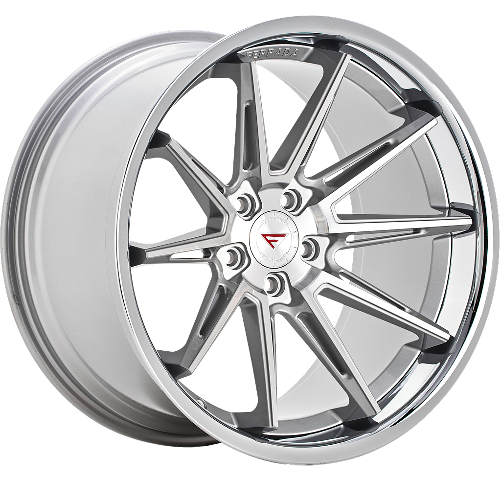 FERRADA CM2 Machine Silver / Chrome Lip 9x20 66.6 60° Kegel