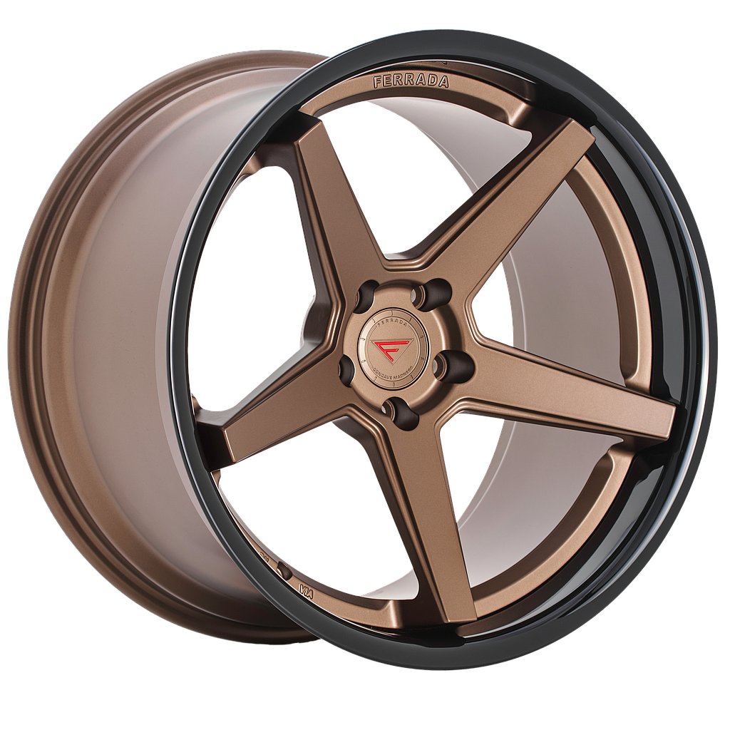 FERRADA FR3 Matte Bronze / Gloss Black Lip 9.5x19 73.1 60° Kegel