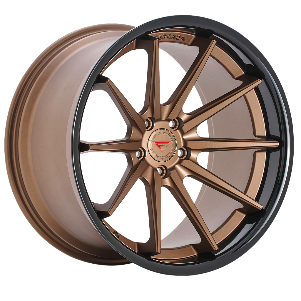 FERRADA FR4 Matte Bronze / Gloss Black Lip 8.5x19 73.1 60° Kegel