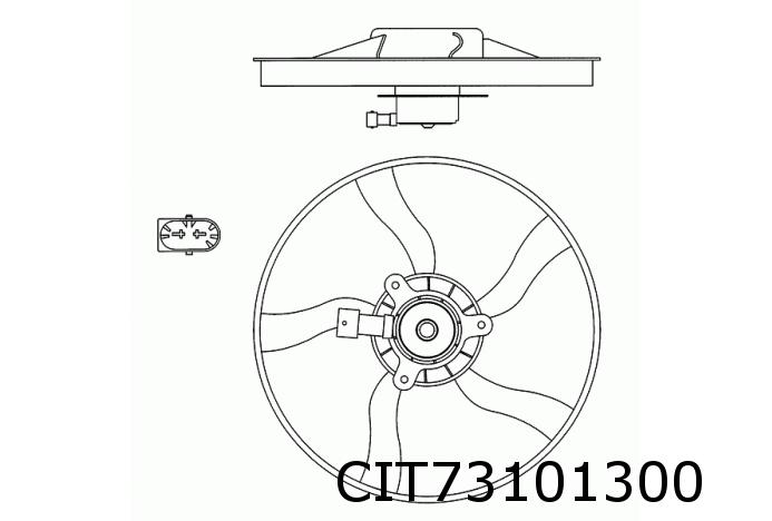 Motorventilator 100W Picasso