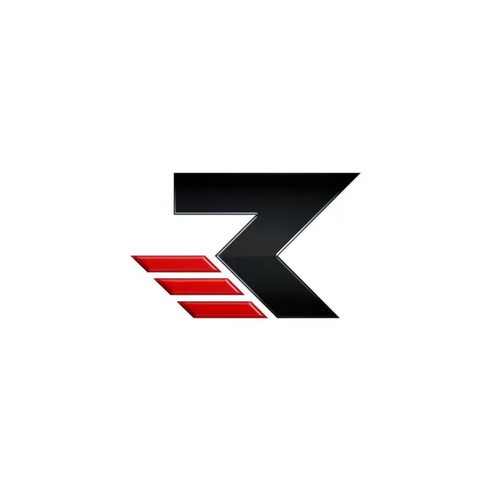 REDUST LOGO R Aufkleber Schwarzchrom