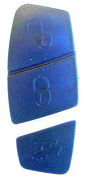 Clé en caoutchouc bleue 3 boutons (13mm) 