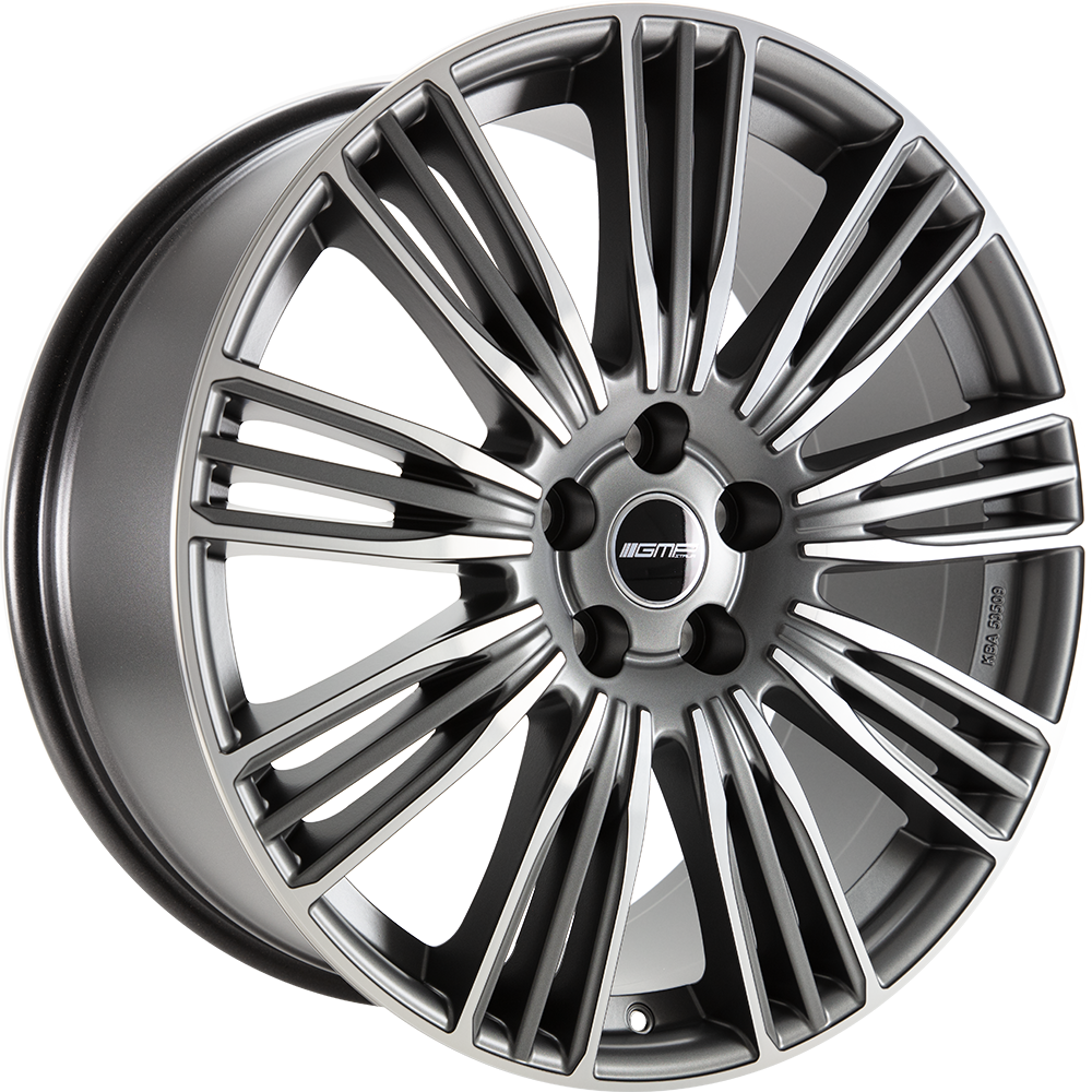 DIEWE Coventry anthr. matt diamond 9.5x22 ET43 5x120 72.6