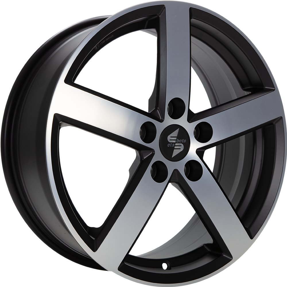 DIEWE EROS black matt full pol. 7.5x17 ET45 5x112 66.5