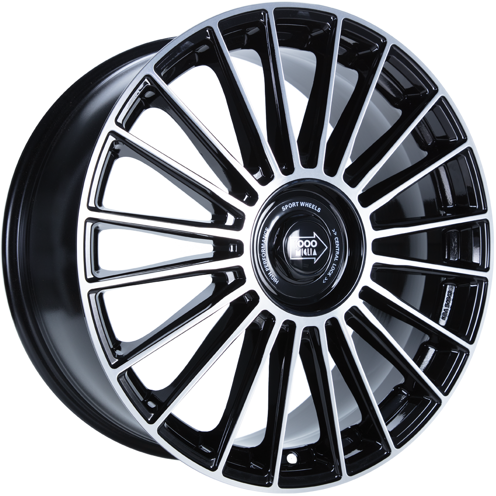 DIEWE MM1022 black polished 8.0x19 ET30 5x112 73.1