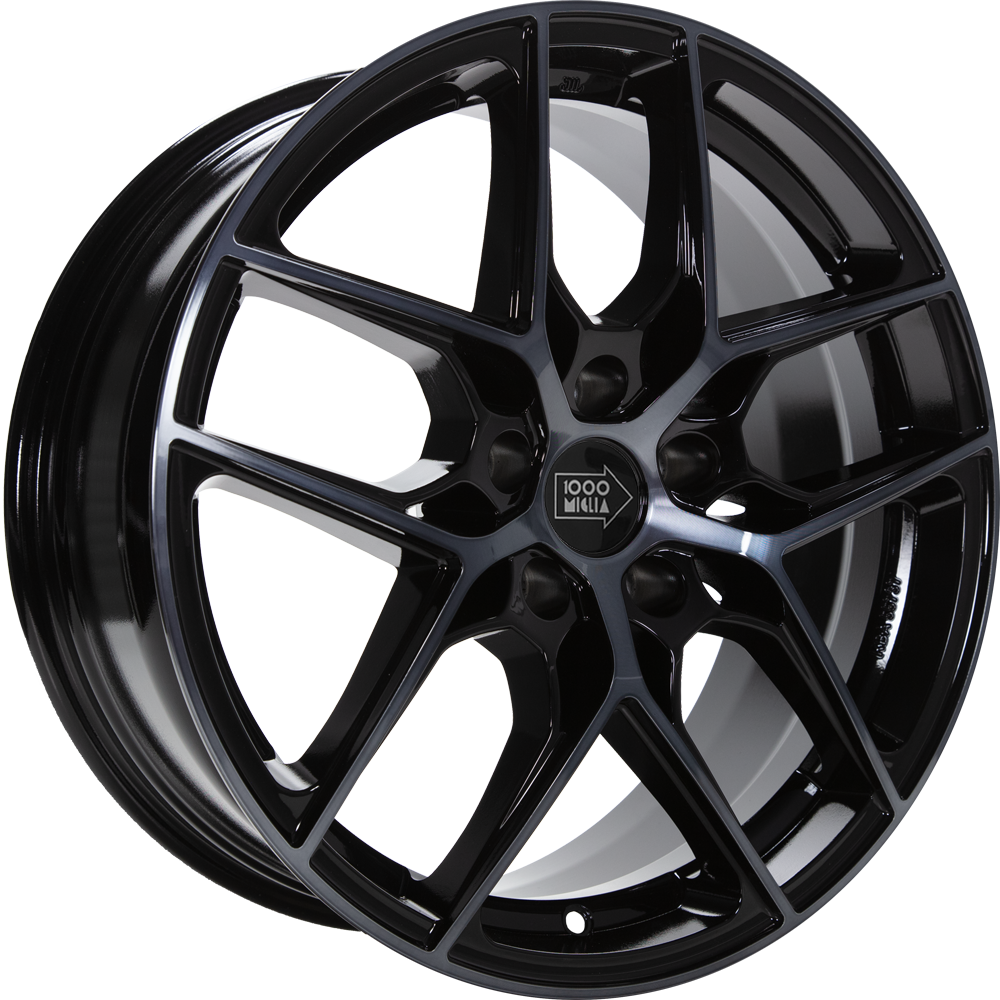 DIEWE MM1004 gloss black dark polished 8.5x20 ET45 5x108 73.1