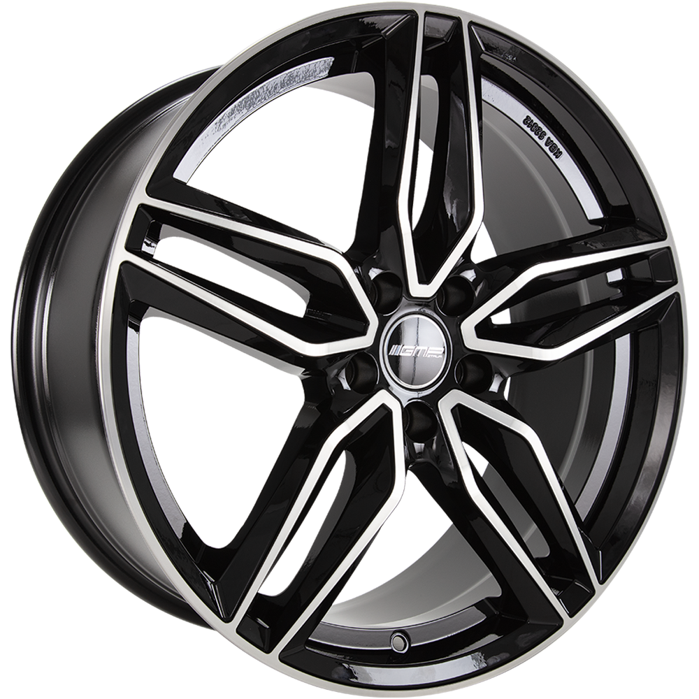 DIEWE FASTEN black diamond 8.5x20 ET50 5x112 66.6