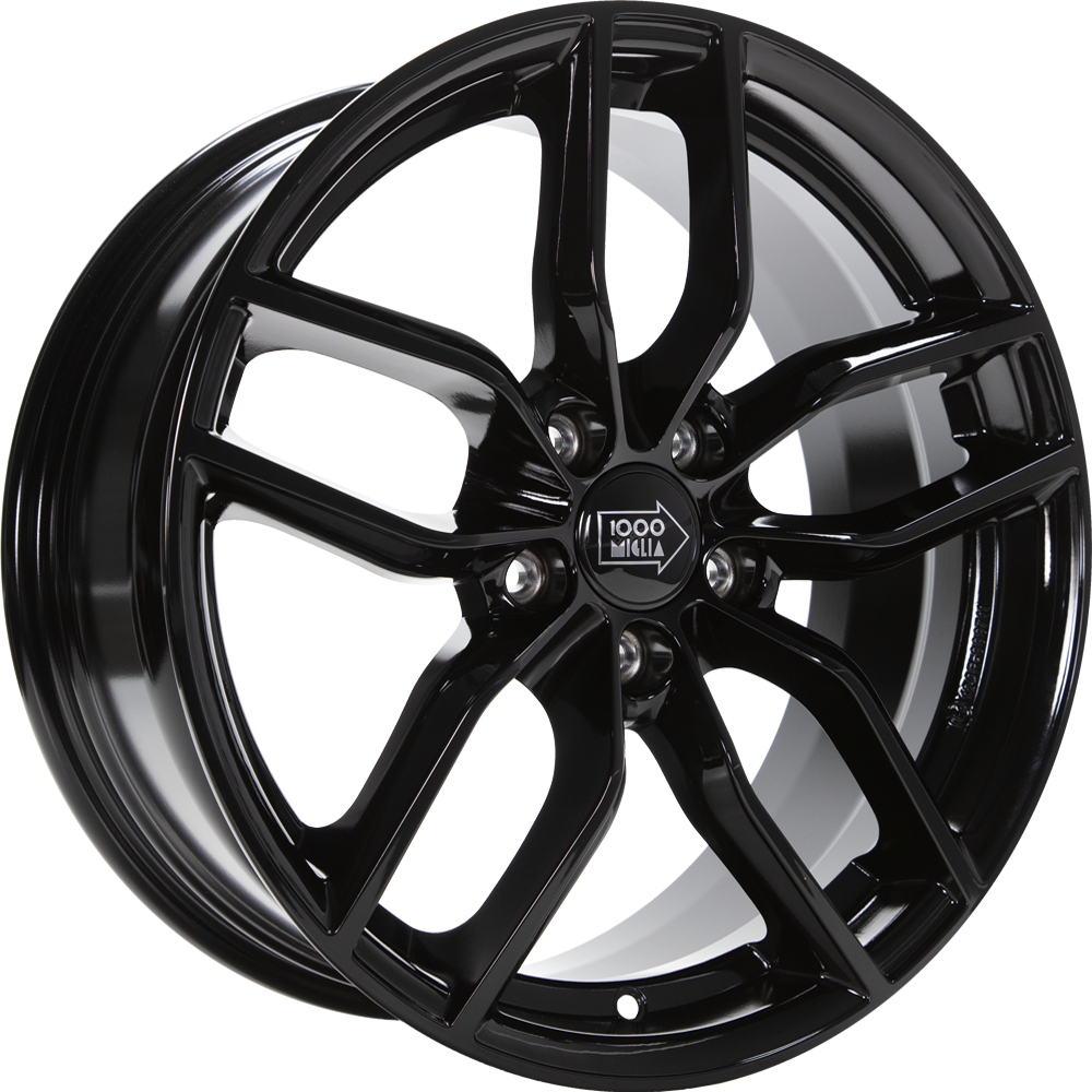 DIEWE MM039 gloss black 8.0x18 ET47 5x112 66.5