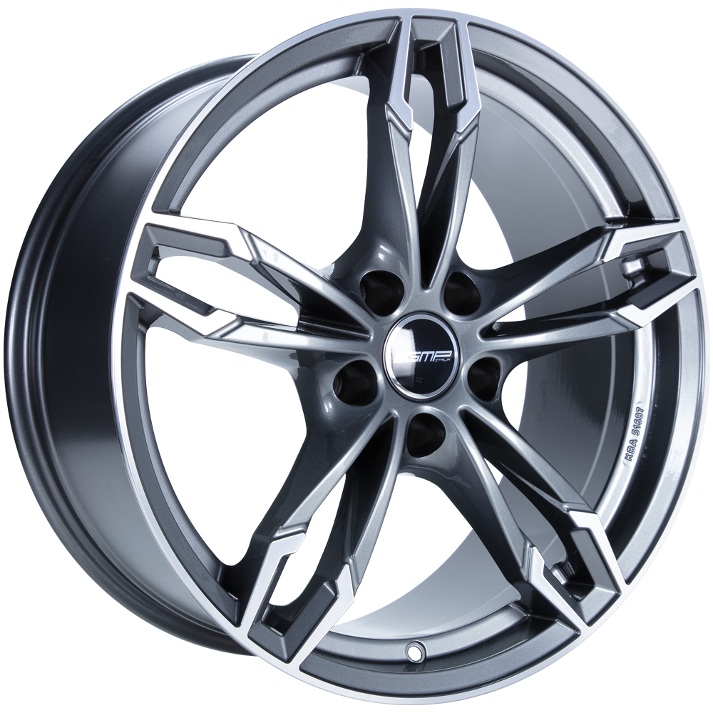 DIEWE Dea anthracite glossy 8.0x19 ET43 5x112 66.6