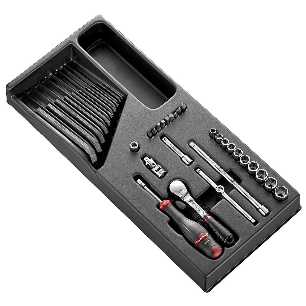 FACOM Modul - Steckschluessel 1/4Z, 36-Tlg
