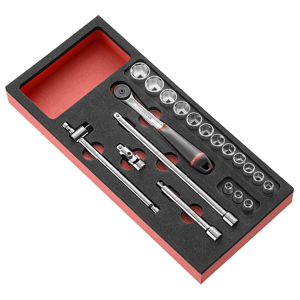 FACOM Mod Mousse Douil 3/8' 6P Mm J.161B 20Pc