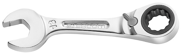 FACOM Cle Mixte A Cliquet Courte 11Mm