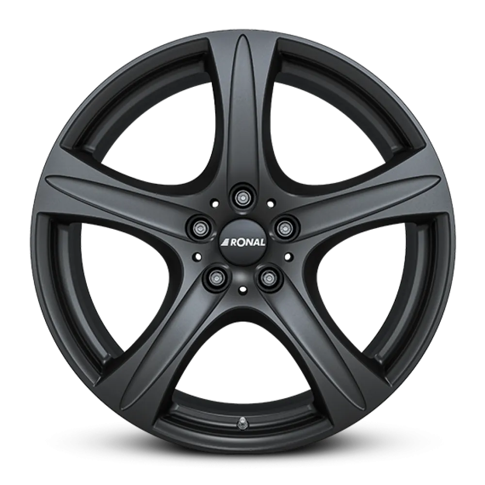 RONAL R55 SUV MATT BLACK 7.5x17 ET55 5x120 65.1 MX