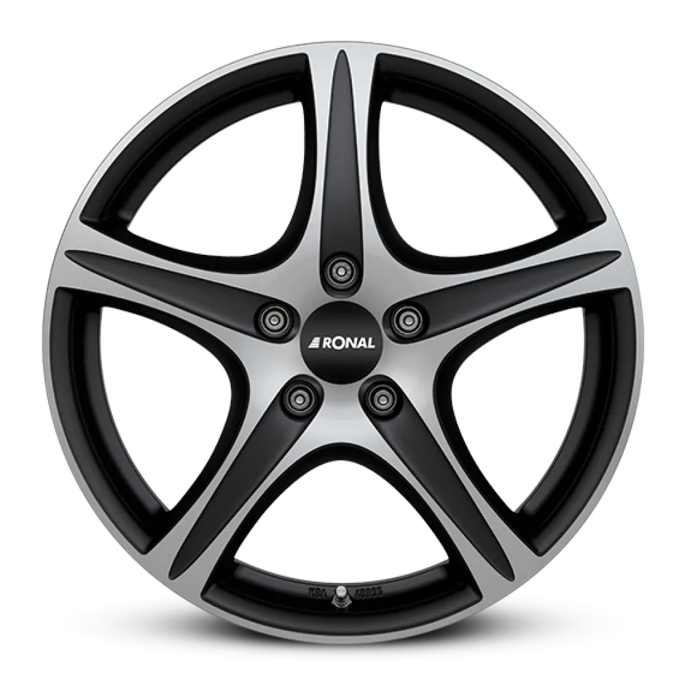 RONAL R56 MATT BLACK-FRONT CUT 6.5x16 ET35 4x98 68.0