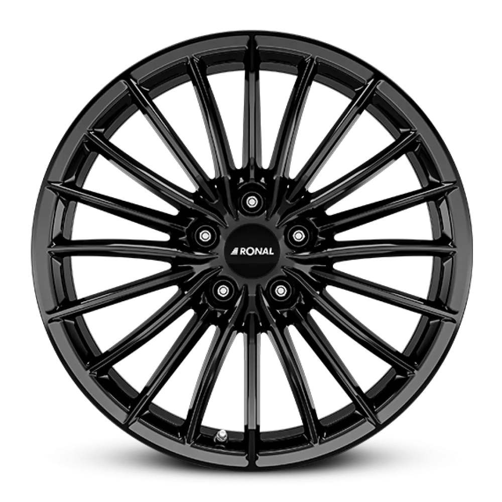 RONAL R68 JET BLACK 9.5x19 ET35 5x112 66.5 EAA