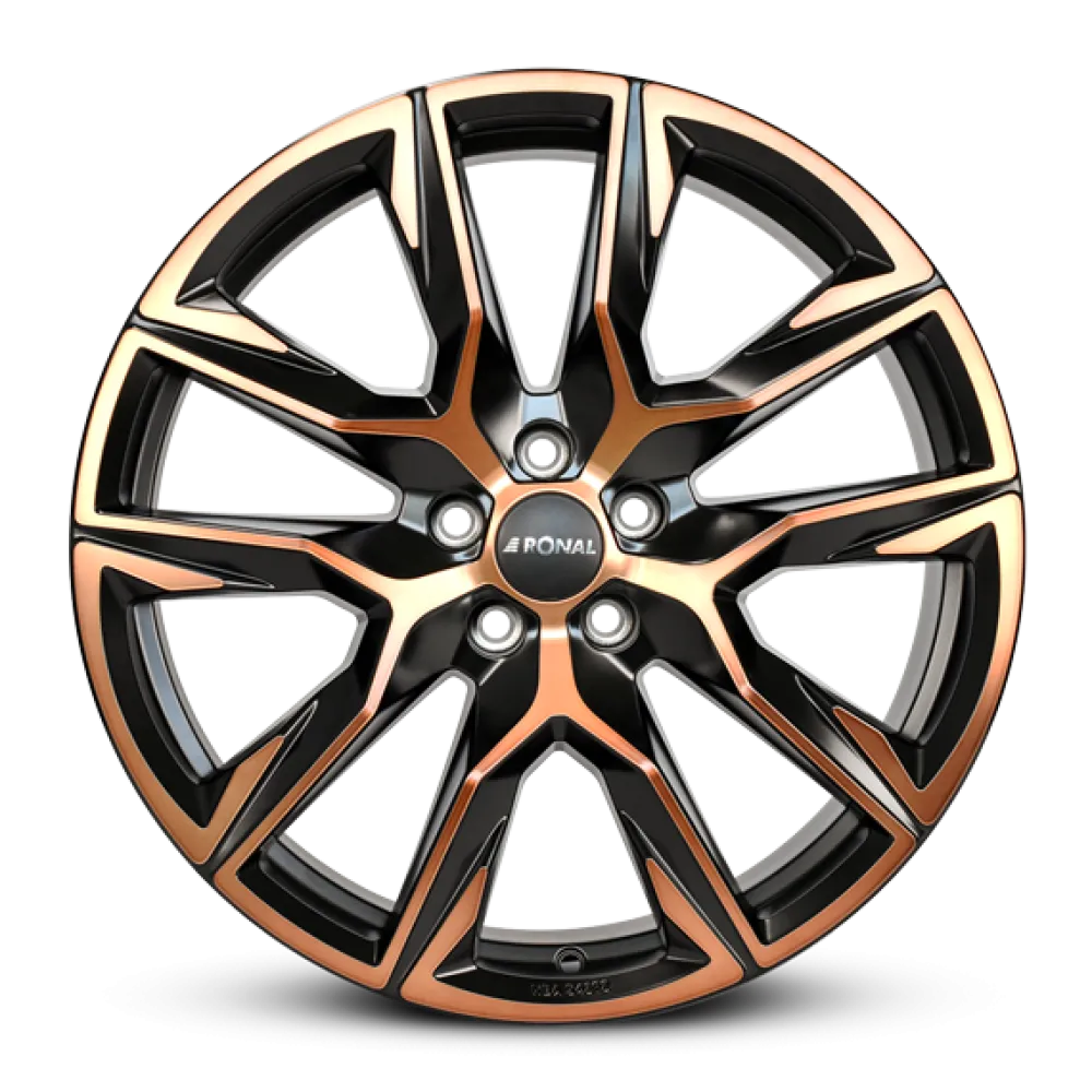 RONAL R71 JET BLACK-COPPER MATT 8.5x20 ET40 5x114.3 82.0