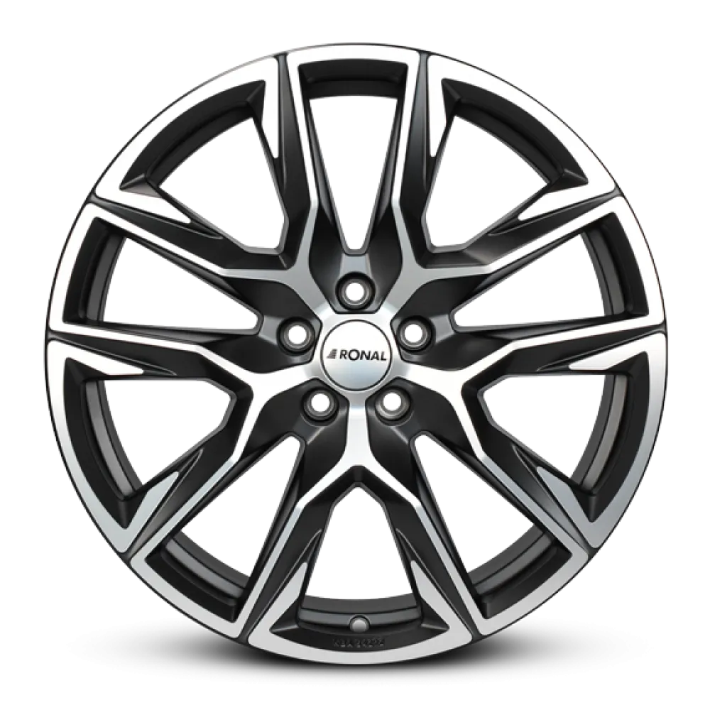 RONAL R71 ORBIT GREY-MATT-FRONT CUT 10.5x21 ET52 5x112 66.5