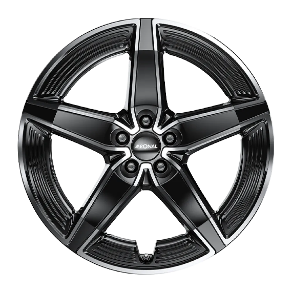 RONAL R72 JET BLACK FRONT CUT 8.5x20 ET40.1 5x112 66.5