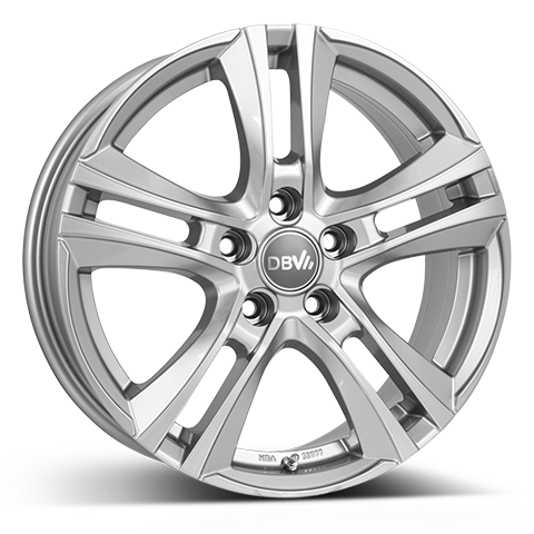 DBV Andorra II hyper silber 6.5x16 ET47 5x108 70.1