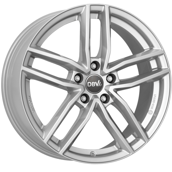 DBV Andorra TR silver 6.5x16 ET48 5x108 70.1