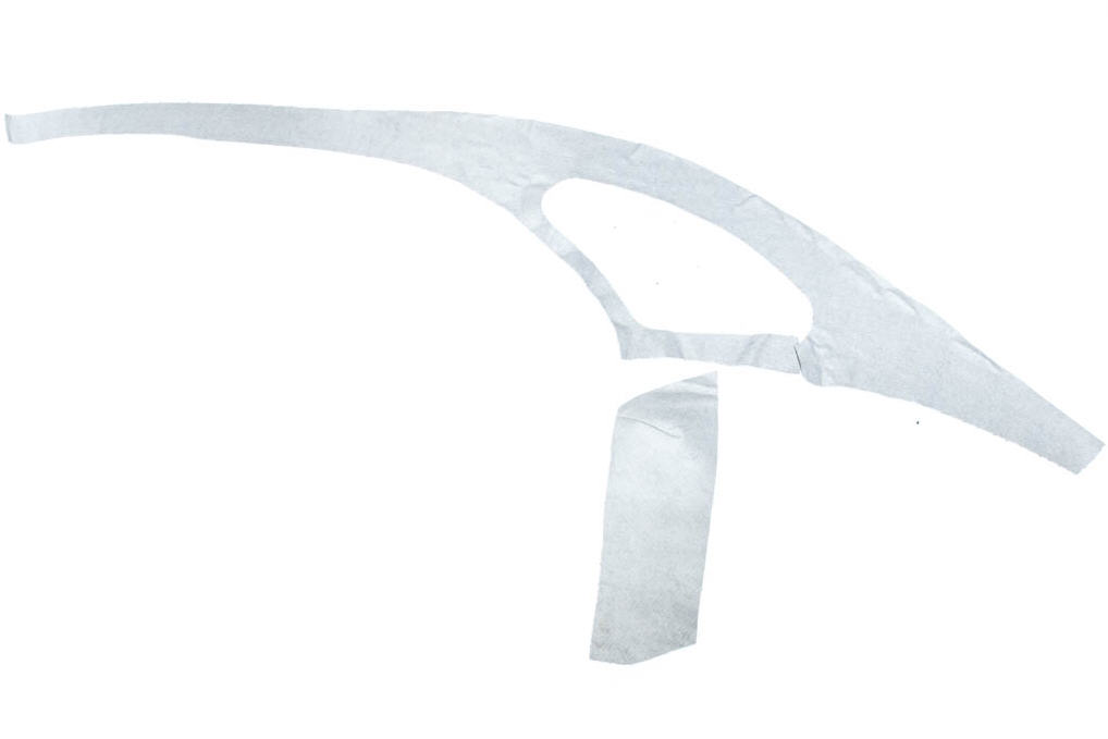 cross-beam lining, interior, with 3rd window