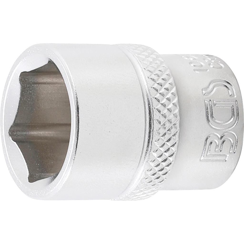 Steckschlüssel-Einsatz Sechskant | Antrieb Innenvierkant 10 mm (3/8") | SW 15 mm