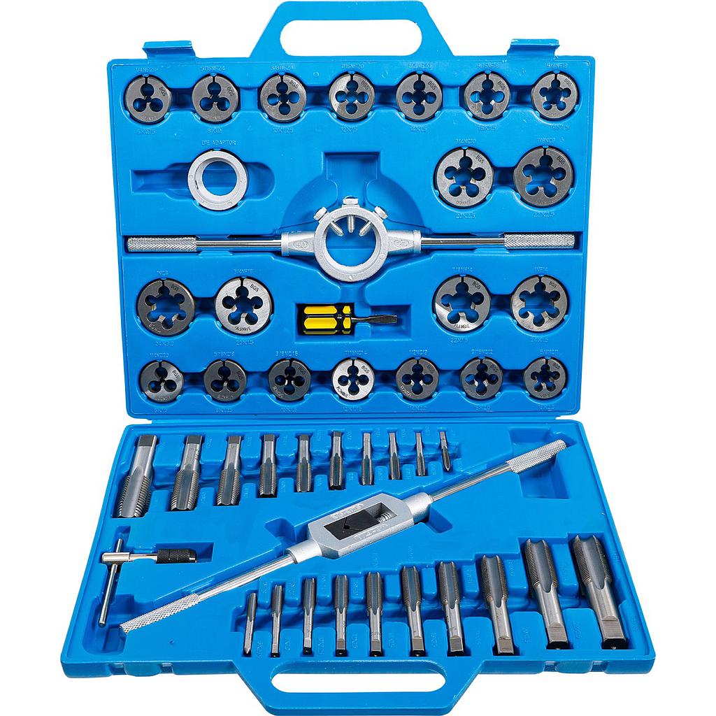 Gewindeschneid-Satz | Zoll | 1/4" - 1" | 45-tlg.