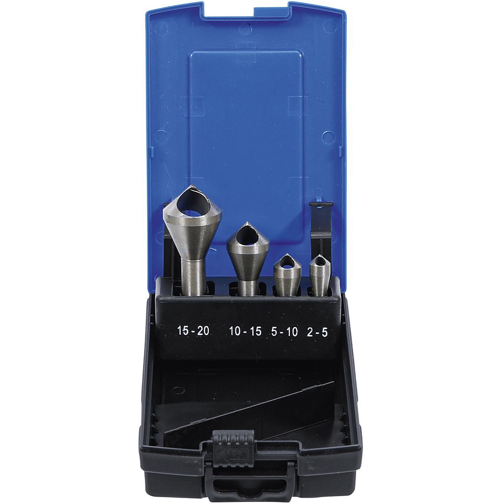 Kegelsenker-Satz | mit Querloch | 4-tlg.