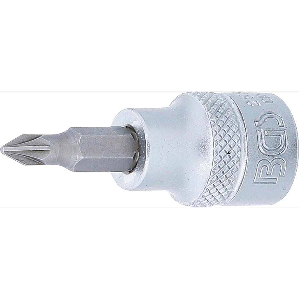 Bit-Einsatz | Antrieb Innenvierkant 10 mm (3/8") | Kreuzschlitz PZ1