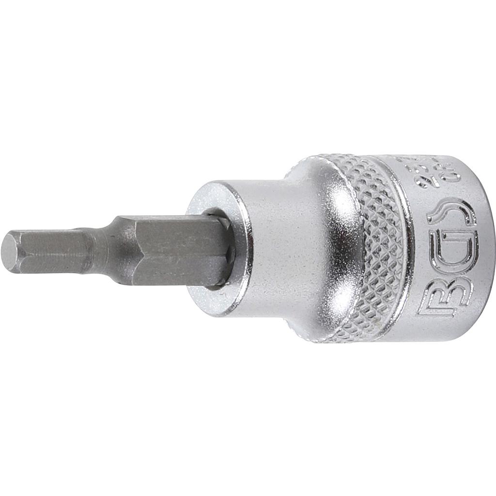 Bit-Einsatz | Antrieb Innenvierkant 10 mm (3/8") | Innensechskant 4 mm