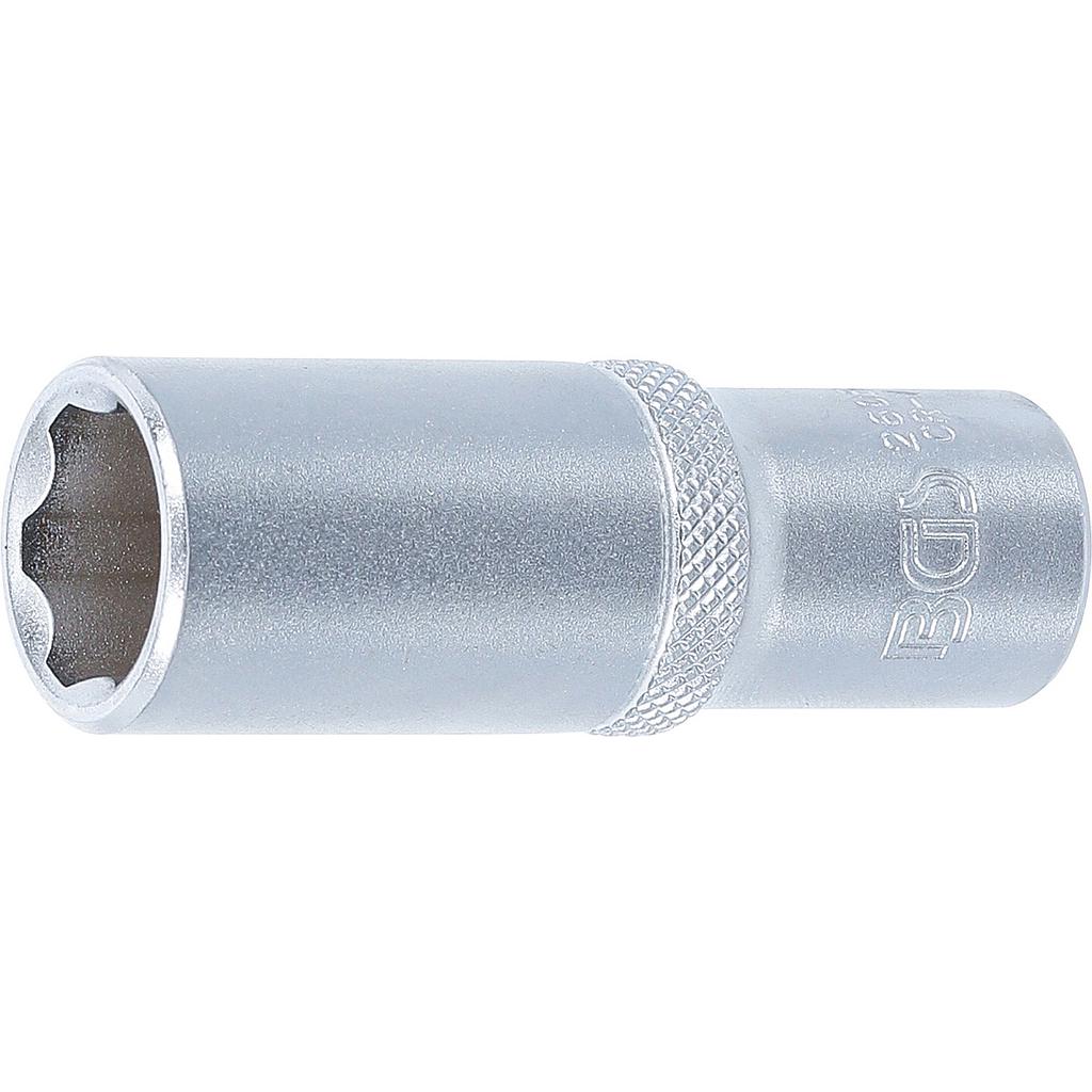 Steckschlüssel-Einsatz Super Lock, tief | Antrieb Innenvierkant 10 mm (3/8") | SW 15 mm