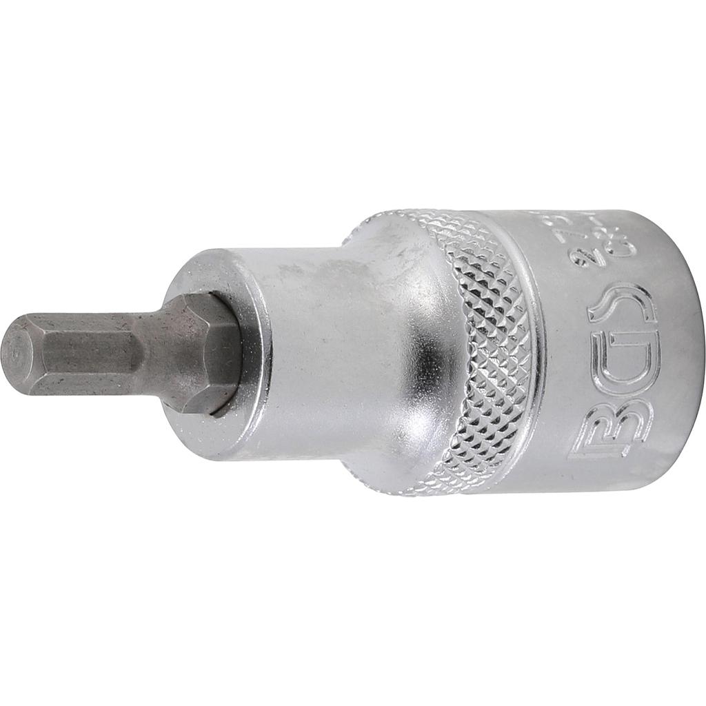 Bit-Einsatz | Länge 55 mm | Antrieb Innenvierkant 12,5 mm (1/2") | Innensechskant 7/32"