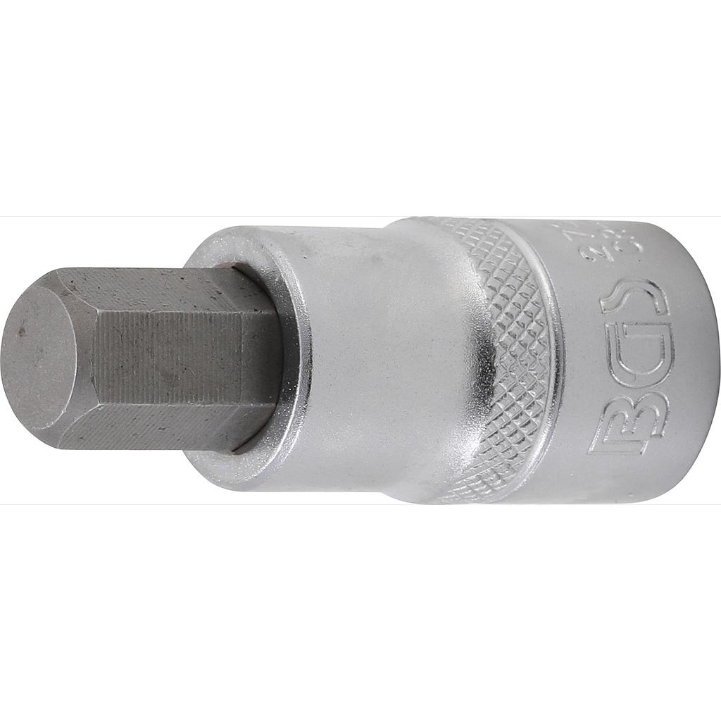 Bit-Einsatz | Länge 55 mm | Antrieb Innenvierkant 12,5 mm (1/2") | Innensechskant 15/32"