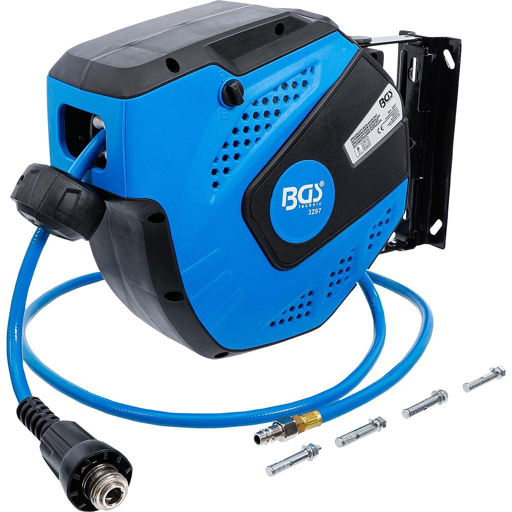 Druckluftschlauch mit Aufroller | automatisch | 10 m