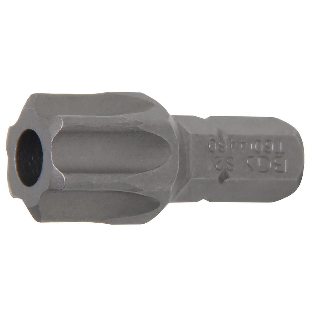 Bit | Länge 30 mm | Antrieb Aussensechskant 8 mm (5/16") | T-Profil (für Torx) mit Bohrung T60