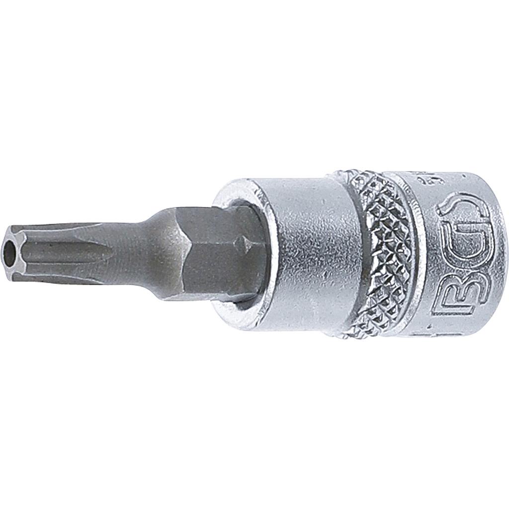 Bit-Einsatz | Antrieb Innenvierkant 6,3 mm (1/4") | TS-Profil (für Torx Plus) mit Bohrung TS25