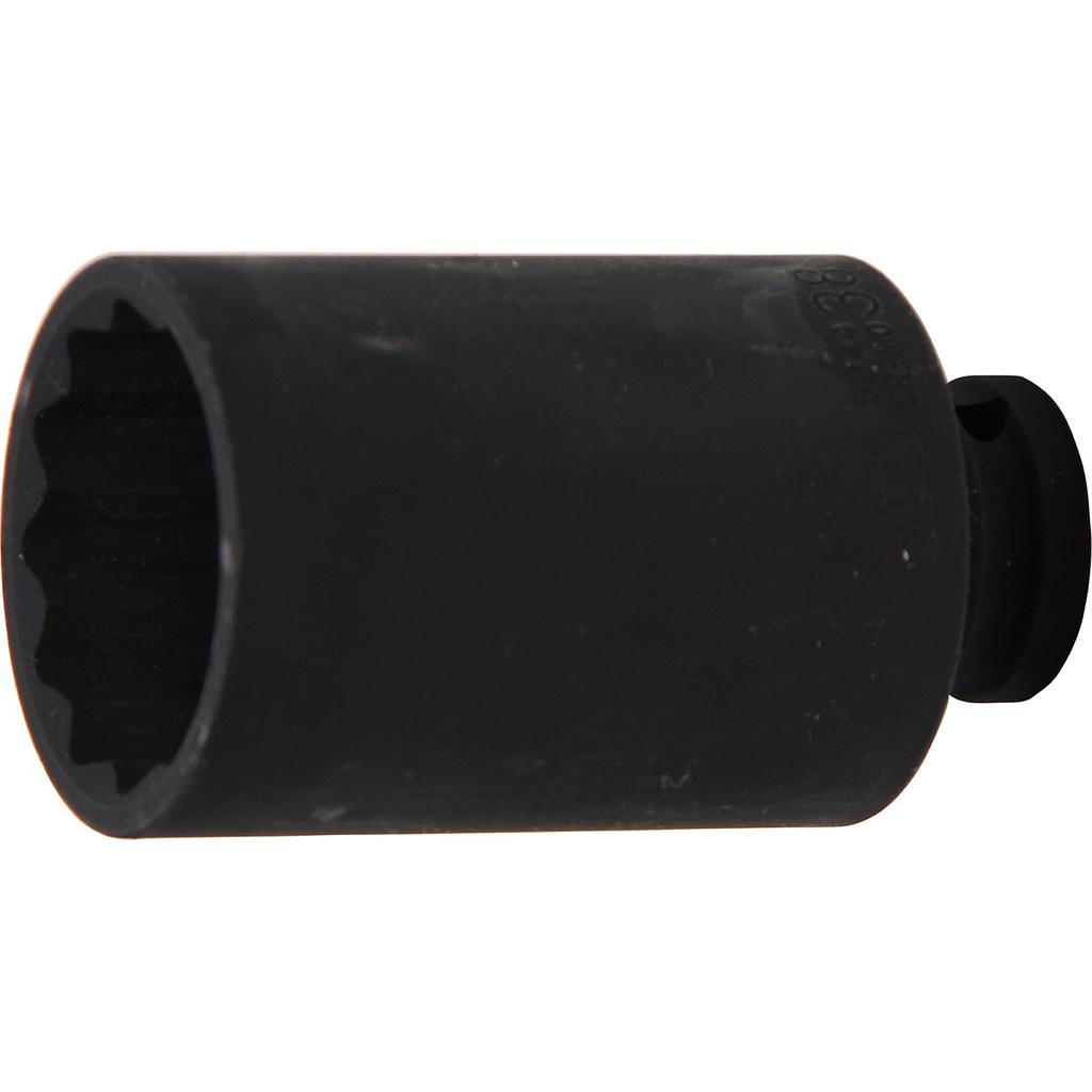 Kraft-Steckschlüssel-Einsatz Zwölfkant | Antrieb Innenvierkant 12,5 mm (1/2") | SW 38 mm